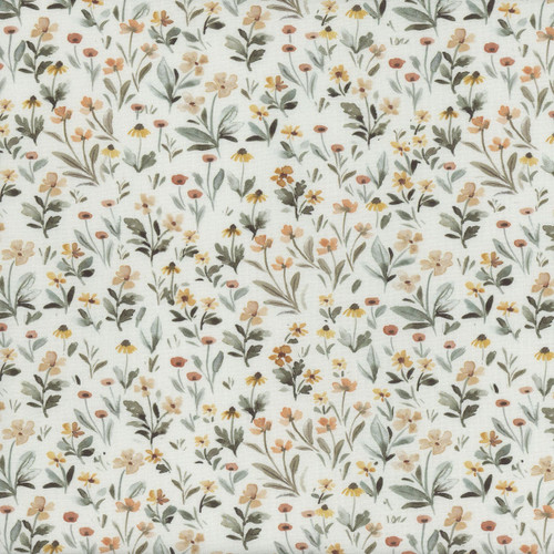 Dear Stella Fabrics 108 Inch Wide Quilt Back Flower Power Cream