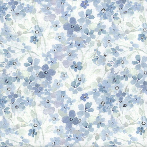 Dear Stella Fabrics Primavera Hydrangea Egret