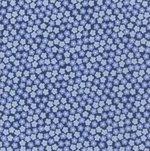 Dear Stella Fabrics To Bee Or Not To Bee Itsy Bitsy Ditsy Indigo