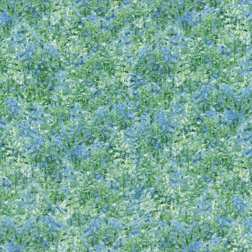 Timeless Treasures Fabrics Impression Brush Floral Texture Evergreen