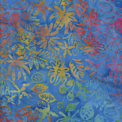 Timeless Treasures Fabrics Tonga Batiks 108 Inch Wide Quilt Back Tropical Electric
