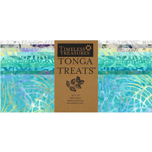 Timeless Treasures Fabrics Tonga Batiks Mermaid Layer Cake 42 Ten Inch Squares Mermaid
