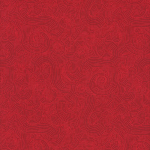 Studio E Fabrics Just Color! Swirls Red Delicious