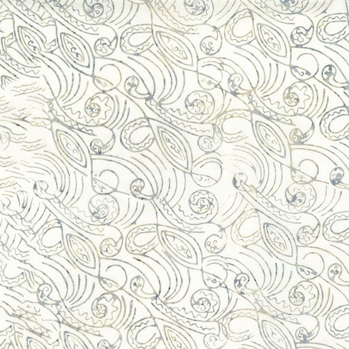 Timeless Treasures Fabrics Tonga Batiks Riverside Vintage Swirls Fog