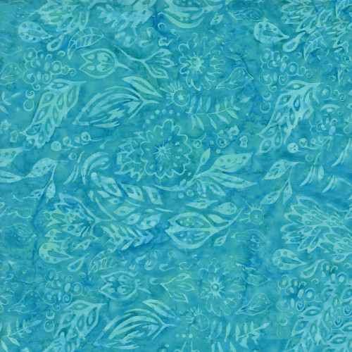 Timeless Treasures Fabrics Tonga Batiks Fandango Under Water Plants Pool