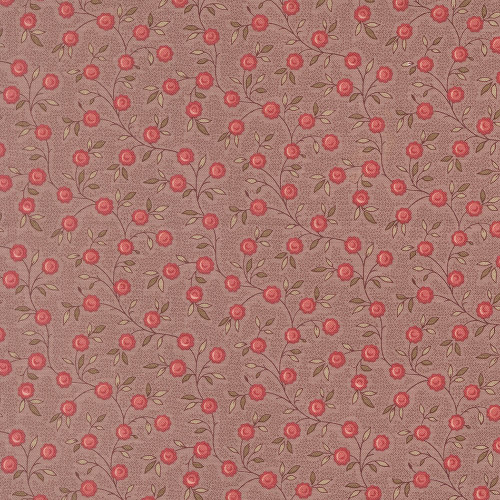 Moda Fabrics Fleur De Paris French General Topiare Floral Vine Lavender Lavender Red