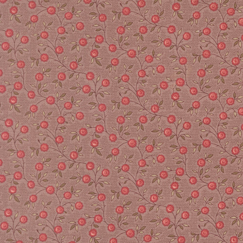 Moda Fabrics Fleur De Paris French General Topiare Floral Vine Lavender Lavender Red
