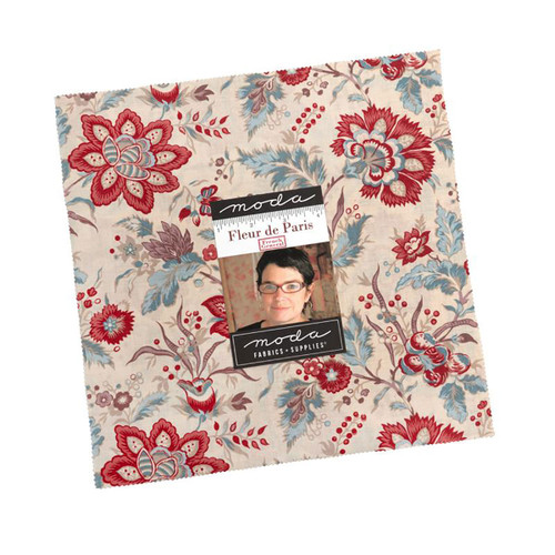 Moda Fabrics Fleur De Paris French General Layer Cake Ten Inch Squares