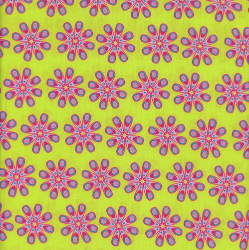 Benartex Fabrics Kaleidoscope Green Kaleidoscope