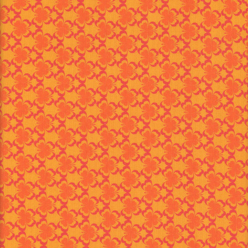 Benartex Fabrics Kaleidoscope Orange Flutter