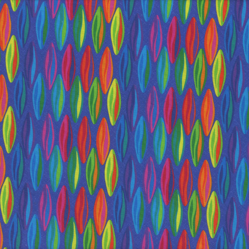 Benartex Fabrics Kaleidoscope Dark Blue Multi Metamorphosis