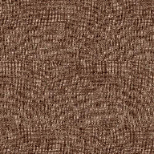 Lumin Fabrics White Owl Textiles Cortina Yarn Dyed Linen Coffee Nutmeg Brown
