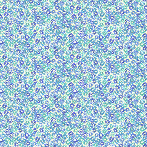 Studio E Fabrics Garden Park Jennifer Brinley Daisy Ditzy Light Blue