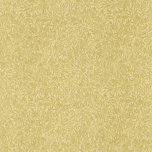 Moda Fabrics William Morris Muse Barbara Brackman Willow Leaf Parchment Green