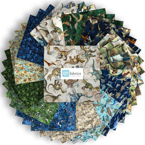 Quilting Treasures Fabrics Savage Kingdom Dan Morris Layer Cake Ten Inch Squares