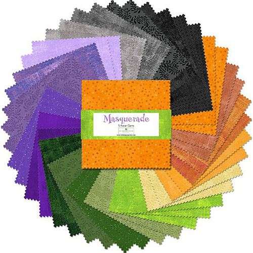Wilmington Prints Masquerade Essentials Charm Pack Five Inch Squares