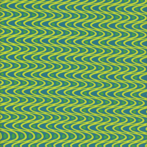 Benartex Fabrics Kaleidoscope Teal Lime Green Ripple