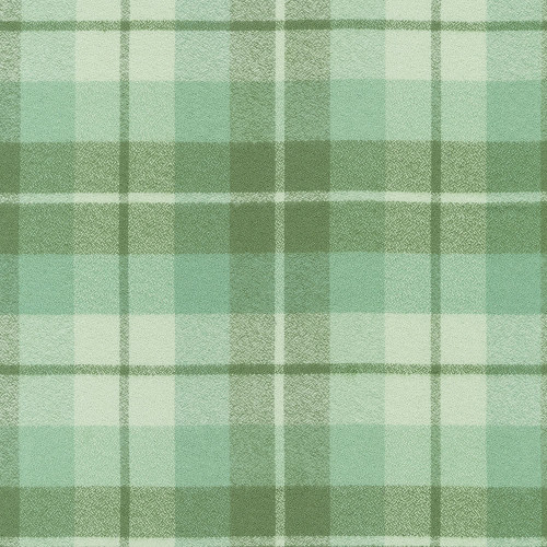 Robert Kaufman Fabrics Mammoth Flannel Organic Fair Isle Plaid Sage