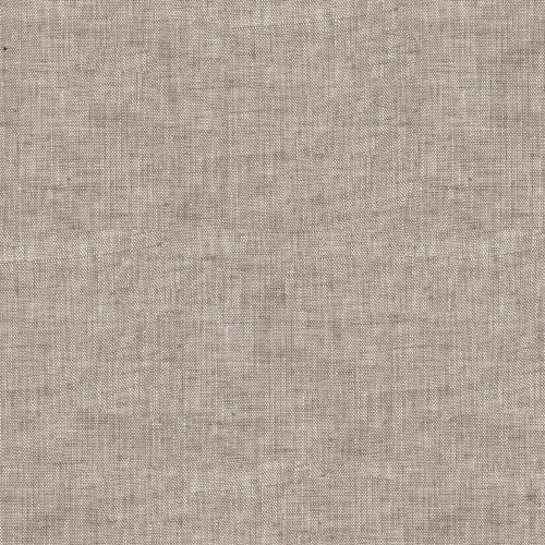 Lumin Fabrics White Owl Textiles Cortina Yarn Dyed Linen Wicker Flax Cream, close-up of the beige linen fabric texture with visible woven fibers.