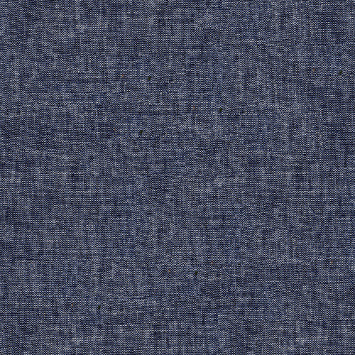 Lumin Fabrics White Owl Textiles Cortina Yarn Dyed Linen Steel Blue Denim Blue