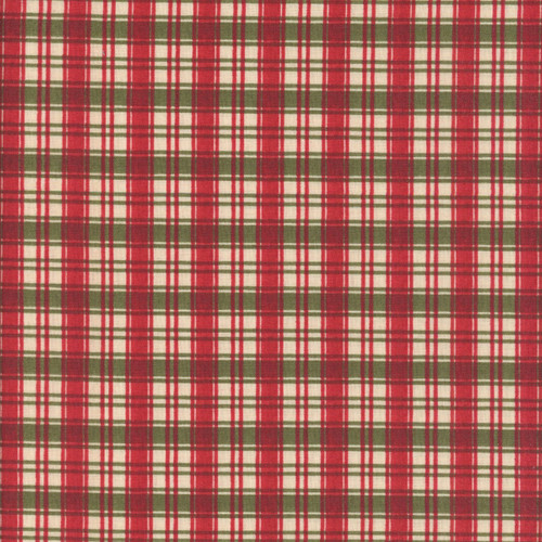 Wilmington Prints Cardinal Charm Susan Winget Plaid Multi