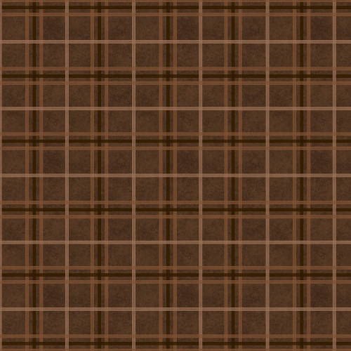 Wilmington Prints Oh My Gourd! Danielle Leone Plaid Brown