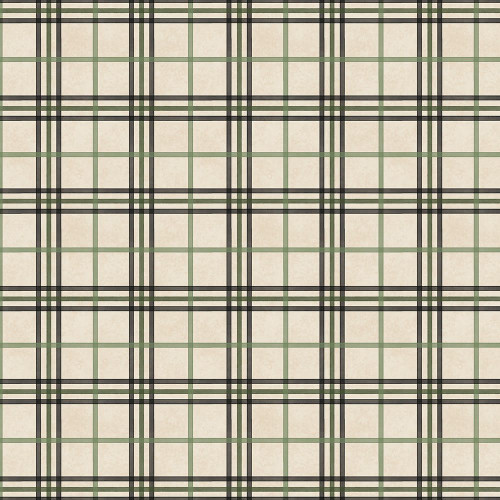 Wilmington Prints Oh My Gourd! Danielle Leone Plaid Cream