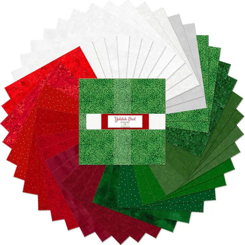 Wilmington Prints Yuletide Frost Essentials Layer Cake Ten Inch Squares