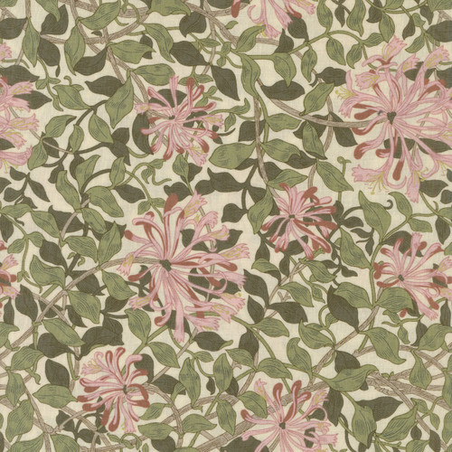 Free Spirit Fabrics Granada William Morris Honeysuckle Green