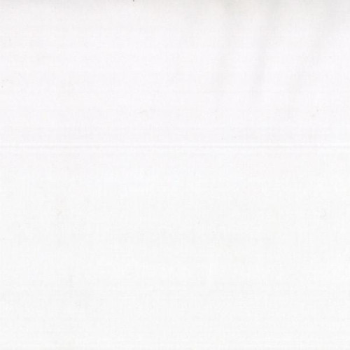 Optic White Moda Muslin 44 Inches Wide 200 Thread Count, plain white fabric with smooth texture and lightweight appearance.