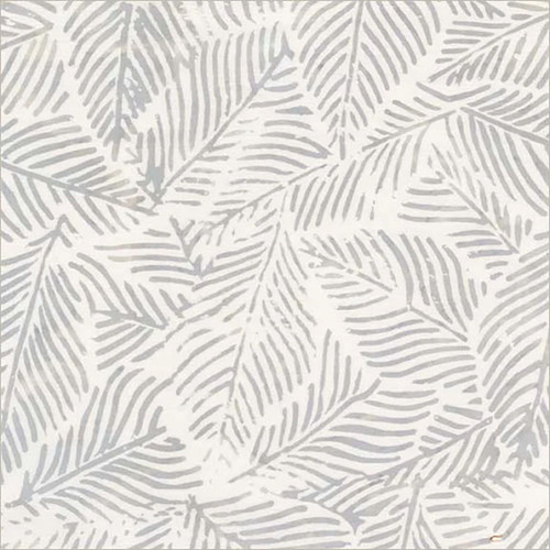 Windham Fabrics Anthology Batiks Encore Silence Cream Palm Leaves