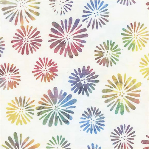 Windham Fabrics Anthology Batiks Encore Encore Cream Blooms