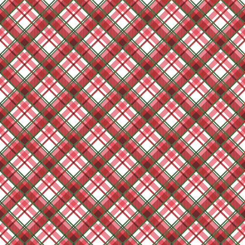 Benartex Fabrics Heartland Holiday Nicole Decamp Christmas Tartan Plaid Red White Green