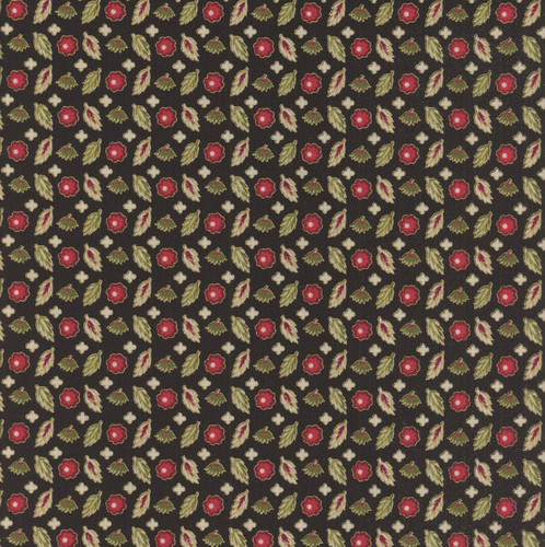 Benartex Fabrics Christmas At Home  April Cornell Emil Black