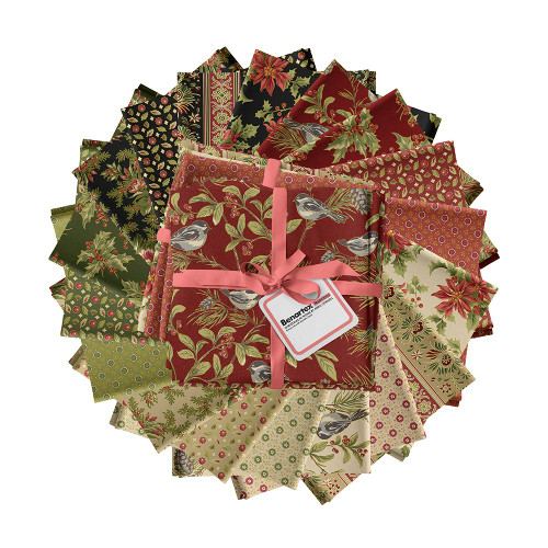 Benartex Fabrics Christmas At Home  Christmas Christmas at Home 18 pc Fat Quarters