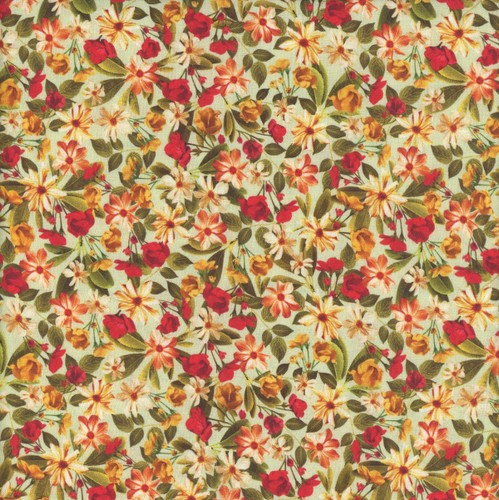 Benartex Fabrics Harvest Beauty  Kanvas Studio Harvest Meadow Sage