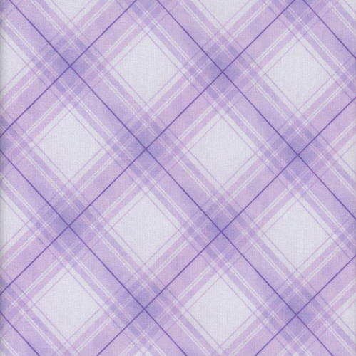 Benartex Fabrics Veronica's Garden  Kanvas Studio Veronica's Garden Plaid Lilac