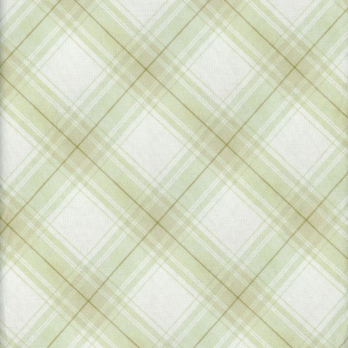 Benartex Fabrics Veronica's Garden  Kanvas Studio Veronica's Garden Plaid Green