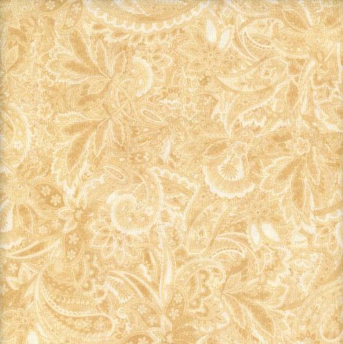 Benartex Fabrics Harvest Beauty  Kanvas Studio Paisley Scroll Cream Neutral