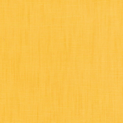 Windham Fabrics Handloom Tara Faughnan Butterscotch Yellow, close-up image of yellow handloom fabric with textured weave.