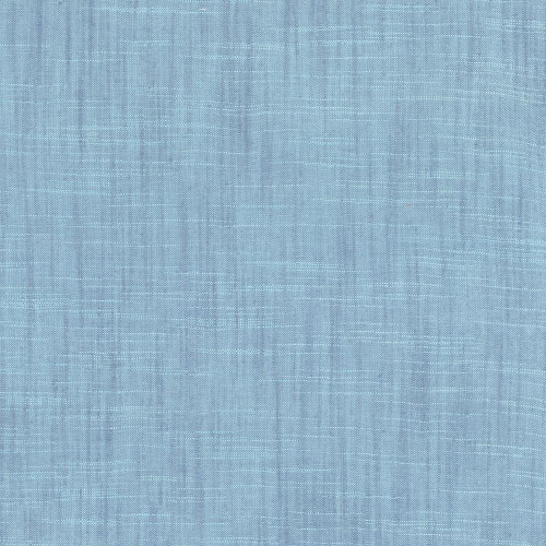 Windham Fabrics Handloom Tara Faughnan Peri Blue Blue, woven fabric with a textured, checkered pattern in shades of blue.