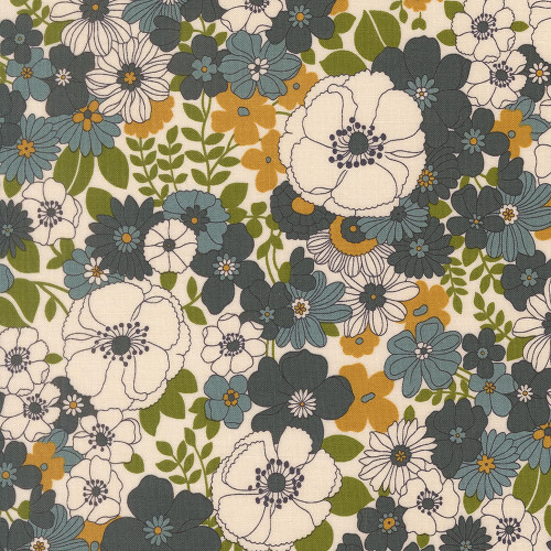 Moda Fabrics Chelsea Garden Moda Chelsea Flower Show Floral Porcelain