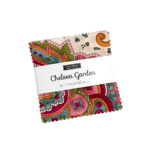Moda Fabrics Chelsea Garden Moda 2.5 Inch Squares Mini Charm
