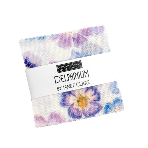 Moda Fabrics Delphinium Janet Clare 2.5 Inch Squares Mini Charm