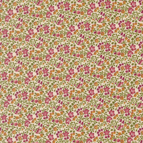 Moda Fabrics Chelsea Garden Moda Ambling Vine Floral Porcelain