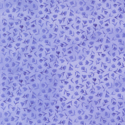 Moda Fabrics Delphinium Janet Clare Shaded Flowers Bluebell Lavender