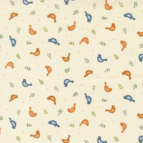 Moda Fabrics Family Tree Deb Strain Birds and Branches Warm White