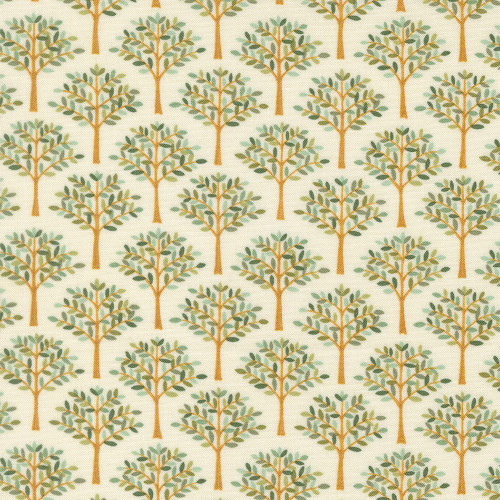 Moda Fabrics Family Tree Deb Strain Trees In Rows Warm White