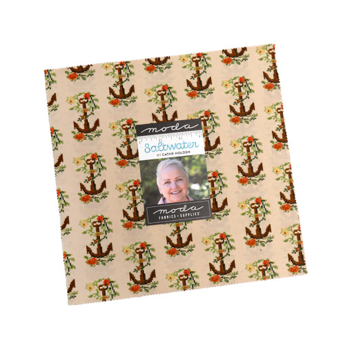 Moda Fabrics Saltwater Cathe Holden Ten Inch Squares Layer Cake