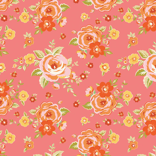 Riley Blake Fabrics Peach Cobbler Lily Asbury Heirloom Lemonade